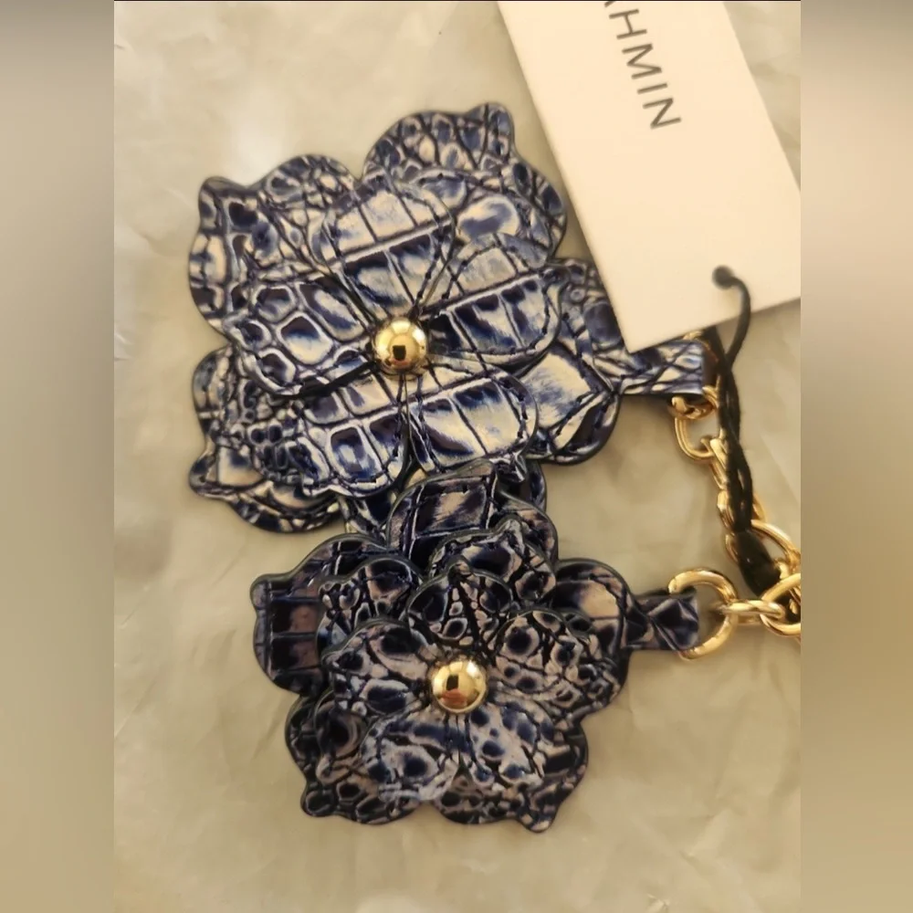 Brahmin Charm tassel Coastal Blue